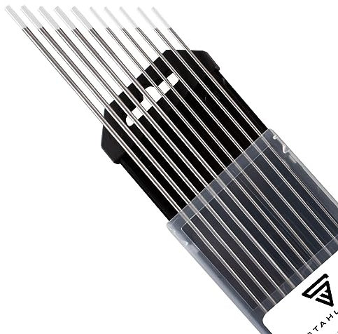 STAHLWERK Wolframelektroden/Schweißelektroden WZ8 Weiß 1,6 + 2,4 mm je 5 im praktischen 10er Set