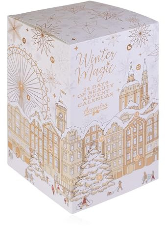 Accentra – Adventskalender Beauty 2025 mit 24 Wellness & Körperpflege Produkten – Pflege Adventskalender Frauen mit Bodylotion, Badesalz, Seife, Duschbombe Duftkerze uvm. – Weihnachtskalender Beauty