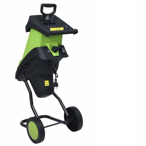Gecheer Trituradora de jardín eléctrica con 2 Cuchillas Extra 2400 W