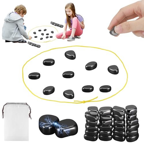 Starvortex Scacchi Magnetici, Gioco di Scacchi Magnetici con Pietre Magnetiche, Giochi Magnetici Impegnativo, Portatile Gioco Magnetico da Tavolo per La Festa in Famiglia Viaggio