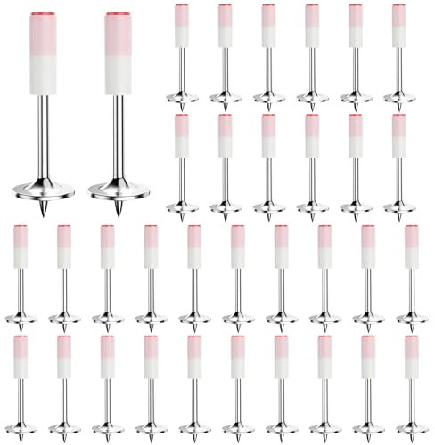 400 Pièces Diamètre 7.3 mm Pistolet à Clou, Cloueur Beton, Clous Ronds en Acier, Clous en Acier Trempé Galvanisé Hautement Clouteuse, Mini Round Nails, L'outil Idéal pour Tous Vos Projets de Fixation.