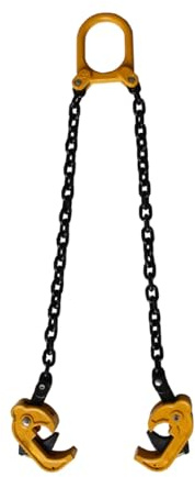 Abrazadera Vertical para bidones, Separador de Gancho para bidones de Alta Resistencia, Eslinga de Cadena de Acero, Agarre Seguro para bidones de plástico/Metal (Estilo 4)
