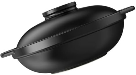 UKCOCO Cazuela de para Cocina Doméstica Olla para Guisos y Sopa Resistente al Calor Capacidad para Personas Uso Hogar y Restaurante