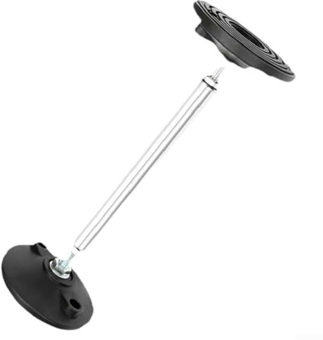 Barra de soporte telescópica de acero inoxidable de carga pesada para patas de muebles, adjusFor altura de mesa garantiza sFor instalación de mesa para mesas, armarios y camas (23-38 cm)