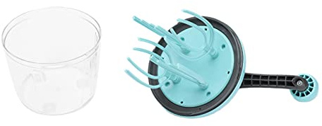 Aramox Fouet à Main, Mousseur à Lait Manuel avec Base Antidérapante, 4 Tiges d'agitation Coaxiales pour un Mélange Rapide en 50 Secondes, Poignée Amovible pour un Rangement Facile, Mélangeur de