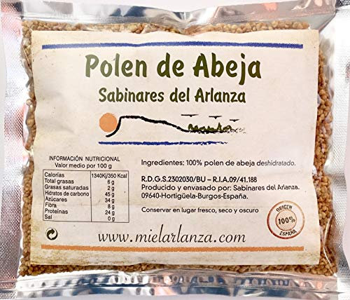 Polen de abeja de España (cosecha mayo 2025) - 200g de nuestras colmenas, con 40 años de experiencia.
