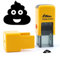 Tampon24 Emoticon-Stempel Kaka | 11 mm | Stempelkissen Kot | Smiley | Charaktermann