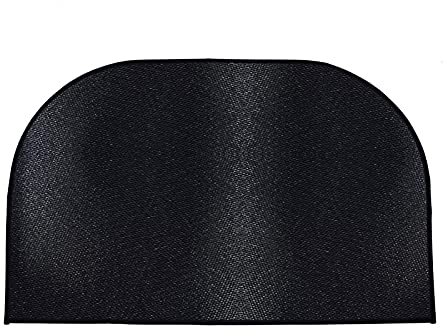 Piastra di protezione dalle scintille per camino, tappeto, camino, protezione da fiamma, per stufa, camino, barbecue, resistente al fuoco, dimensioni: circa 100 x 150 cm