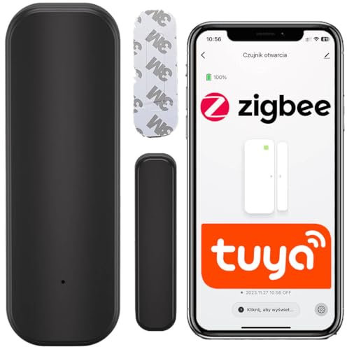 Sone Smart One ZigBee Fensterkontakt 3.0 – Smart Home Türsensor mit Alarm – Kompatibel mit TUYA, SMART Life & Home Assistant – WLAN Tür-Fenstersensor – Batteriebetrieb mit 2X AAA türkontakt