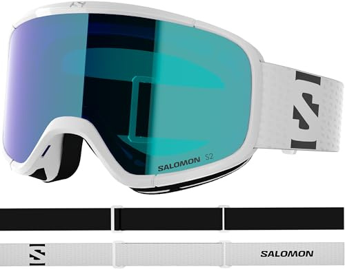 Salomon AKSIUM 2.0 Goggles, Unisex Anti-Fog Ski Goggles For Snowboarding and Mountain Adventures