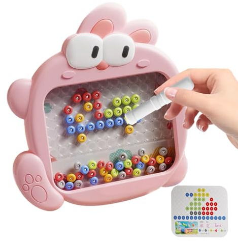 Pizarra Magnética De Dibujo - Juguetes Pizarra Magnética Infantil,Tablero De Aprendizaje Infantil Temática Mascotas Para Regalo Cumpleaños Navidad Viaje Colegio Casa Niña
