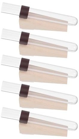 ARTIBETTER 5 pièces Vase Mural Hydroponique Tubes à Essai Suspendus Pot de Fleurs sans Terre pour Propagation Décoration Murale Artistique pour Mariage et Intérieur Gain de Place