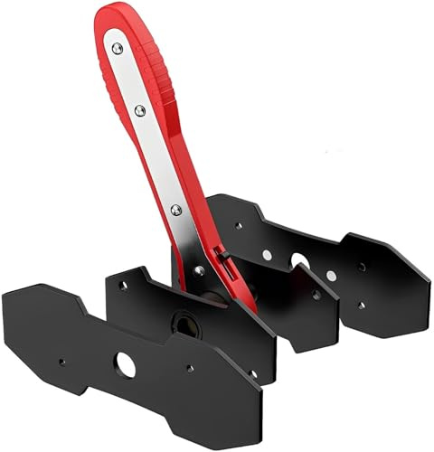 GlideSpark Brake Caliper Compression Tool - Rotating Ratchet Caliper Piston Compressor Tool with 2 Pcs Steel Plates, 360° Adjustable Brake Caliper Tool, Essential Tool for Car Brake Maintenance