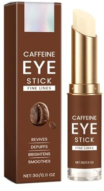 Overnight Eye Treatment Stick for Dark Circles Rescue | Intensive Reviving & Depuffing Balm, Reduces Puffiness & Smooths Wrinkles While You Sleep, Hydrating Portable Care (3g)