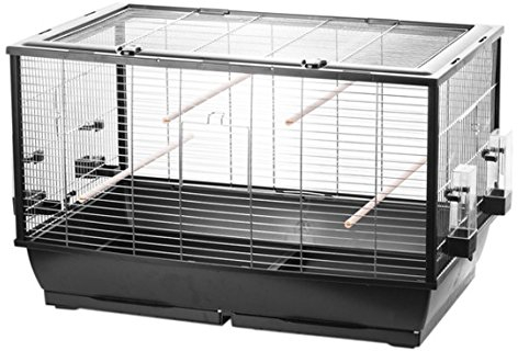 Ollesch Vogelkäfig Wellensittich Kanarien mit Freiflug nach Oben