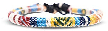 Made by Nami Pulsera Boho Surfer para Mujer y Hombre - Accesorios para Fiestas y de Playa - Hechos a Mano - 100% Resistente al Agua y Ajustable (Amarillo)