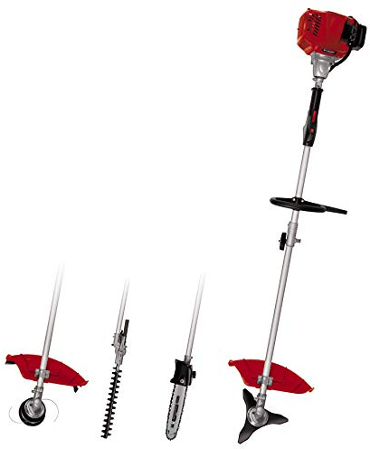 Einhell Herramienta multifunción de gasolina GC-MM 52 I AS (1.5 kW, motor de 2 tiempos bajo nivel de vibraciones, espada y cadena OREGON de gran calidad, encendido digital, cuchilla de 3 dientes)