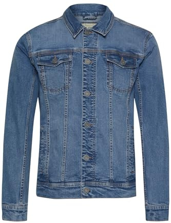 Blend BHNARIL Outerwear - Giacca da uomo in denim, Denim Middle Blue (200291), L