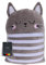LILENO HOME Türstopper Tier als Katze - hochwertiger Kinderzimmer Türstopper als Boden Tür Stopper Sack - Tiere Stoff Türstopper Boden als Türstopper Sack mit Sandfüllung ca. 23x14 cm