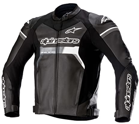 Alpinestars GP Force Motorrad Lederjacke (Black,50)