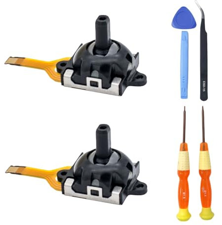 Hzxkqmil Analog Joystick for Legion Go Controller, Replacement Joysticks Thumb Sticks Module Accessories with Tools Compatible with Lenovo Legion Go Handheld, 2pcs