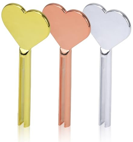 GlamRays Pack of 3 Tube Squeezer, Toothpaste Squeezer, Tube Squeezer Tool, Toothpaste Squeezer, Metal Tube Squeezer, Tube Roller, Tube Squeezer for All Tubes (3 Colours)