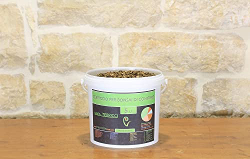 Terriccio pronto per bonsai di conifere - confezione da 5 lt.