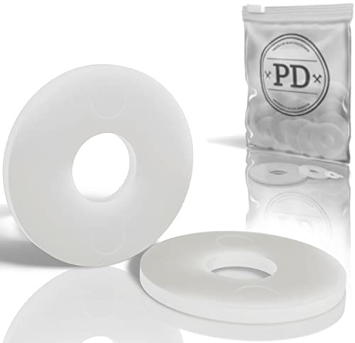 PD® Rondelle Plastique M8 (DIN 9021 / ISO 7093) | Rondelles plates en Nylon PA | Rondelles Plastique de large diamètre extérieur | Rondelle Nylon pour modélisme et bien plus encore | 25 pièces