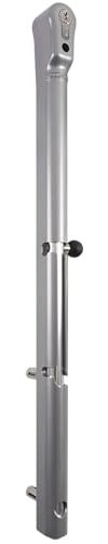 LOCINOX KEYDROPKZILVQF1G21Z Silber Verriegelbarer Bolzen-Stangenriegel KEYDROP,Riegel 100mm Höhenverstell