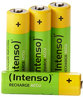Intenso Energy Eco Wiederaufladbare NiMH-Batterie 2600mAh HR6 AA 4er Blister