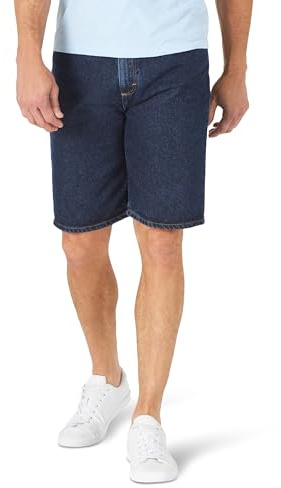 Wrangler Authentics Herren Klassische Lockerer Passform und Fünf Taschen Jeans-Shorts, Dunkle Spülung, 52