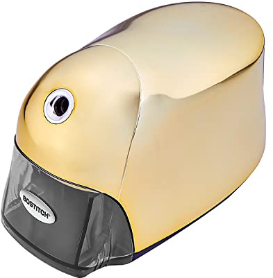Bostitch Office QuietSharp Executive Heavy Duty Electric Pencil Sharpener for 65% Faster Sharpening and 6X Longer Cutter Life - Colored Pencil Compatible, Black