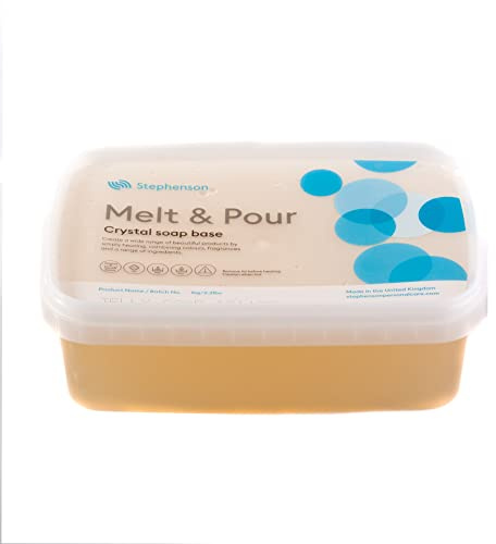 Mystic Moments | Stephensons Crystal Jelly Soap Base | 1Kg
