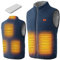 Heated Vest, Gilet for Men Women, Polar Fleece Body Warmer with 12000mAh Power Pack Included, USB Electric Jacket with 3 Heating Level | 6 Heated Zone, Self Warm Waistcoat, Lightweight Winter Clothing