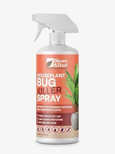 500ml Bloom & Bud Houseplant Bug Killer Spray | “Nature's Strongest Defence for Thriving Plants” | Bug Killer spray for Plants