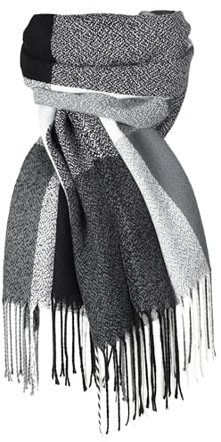 Suphigher Scarves for Women, Ladies Tartan Checked Scarf Shawl Womens Long Scarves Wraps, Winter Scrarf Gifts for Women UK