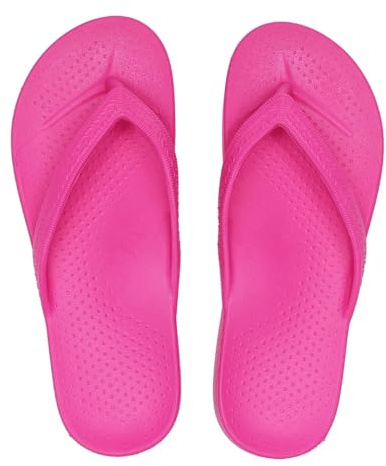 Meik Mangni Donna Infradito Comodi Leggeri Sandali da Spiaggia Estate Antiscivolo Ciabatte da Bagno Flip Flop Piscina ad Asciugatura Rapida Rosso rosa 40EU