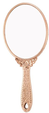 XPXKJ Hand Mirror Vintage Handheld Mirror with Handle Vanity Makeup Mirror Travel Mirrors