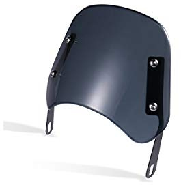 Deflector de Parabrisas Universal para Motocicleta para Faros de Motocicleta de 5 '' - 7 '' (Fumar)