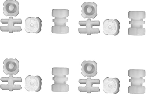 Siroflex 3071/8S Morsetti Per Filo Stendibiancheria Made In Italy | Morsetti Stendipanni Da Balcone In Resina Acetalica Resistente E Durevole | Morsetti Per Teli Versatili | Morsetti In Plastica