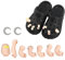 TINGTING Crocs Anstecker Zehen – 7 Stück Lustige Schuh Charms Set, 3D Zehenschuh Anhänger DIY Deko Zubehör Für Crocs Party Geschenk
