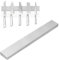 Portacuchillas magnético de 30 cm, banda magnética de acero inoxidable, portacuchillas magnético autoadhesivo, no requiere perforación, magnetismo súper fuerte, adecuado para todos los cuchillos