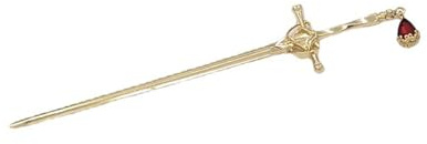 Épées chinoises à la mode - Ornements de cheveux pour femme avec des pierres précieuses délicates dans des designs élégants - Décoration de cheveux de fête