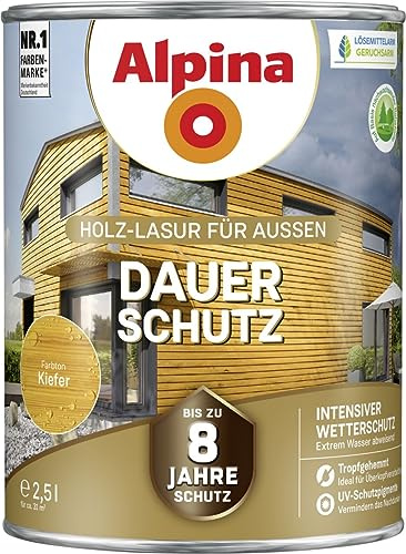 Alpina Dauerschutz Lasur kiefer 2,5 Liter
