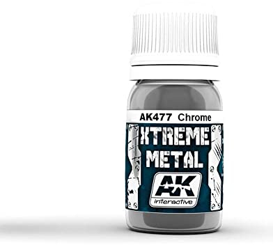 AK Interactive XTREME METAL CHROME (30ml) Peinture Chrome Métal