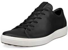 ECCO Men's Soft 7 Premier Sneaker, Black, 5-5.5