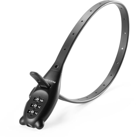 ROCKBROS Zip Tie Bike Lock Combination Small Cable Lock Lightweight Refrigerator Cabinet Locks with Combination Adjustable Helmet Bike Lock