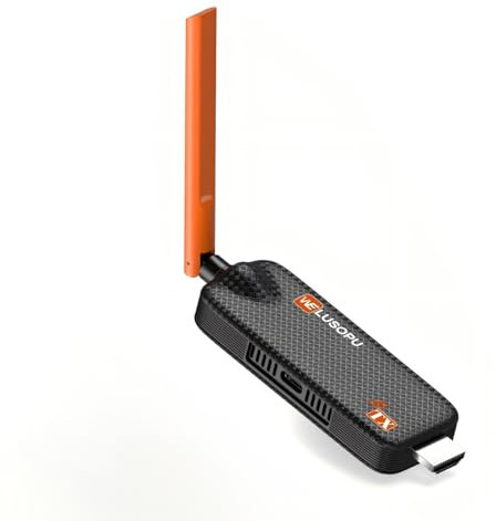 Ricevitore HDMI Wireless WELUSOPU | Streaming multischermo HD 5G/1080P per film/PPT/video/immagine - Solo Rcevitore, Richiede Trasmettitore Abbinato