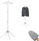 Steamer Stand for Clothes Garment Steamer Hanger with Ironing Glove Portable Steamer Rack for Steaming Clothes Adjustable Handheld Hanging Ironing Clothes Stand