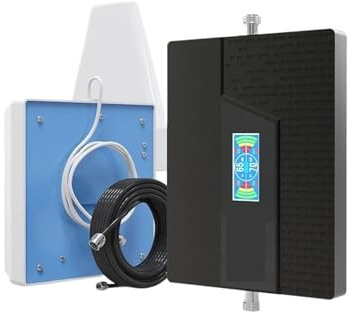Fyrabandsförstärkt GSM TLE DCS-nätverk 2g 3g 4g For Mobil Förbättrad Mobiltelefonnätverksrepeater Nätverksförstärkare Bredare täckning(B1B3B8B20)